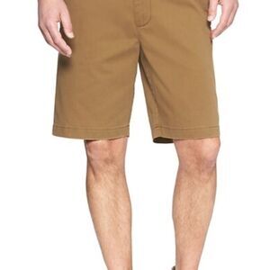 Banana Republic Aiden Khaki Flat Front Shorts
